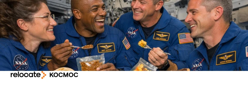 Меню астронавтів місїї Artemis II: 189 страв, 58 тортилій и домашнє печиво