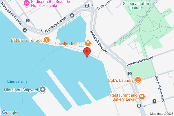 Тематична TUSOVKA! Гельсінкі! в Гельсінкі - карта