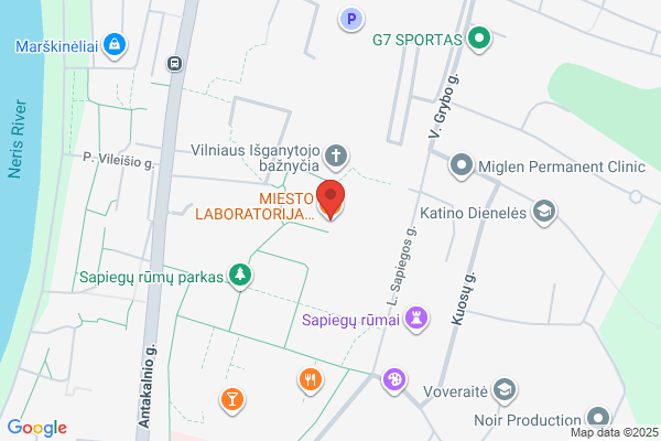 Музично — Поетичний Вечір! Вільнюс! в Вільнюс - карта