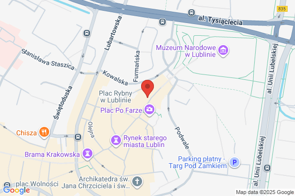 Вечірній стендап! Люблін! в Люблін - карта