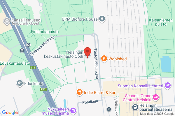 Гельсінкі! Екскурсія бібліотекою Oodi для українців старшого віку! в Гельсінкі - карта