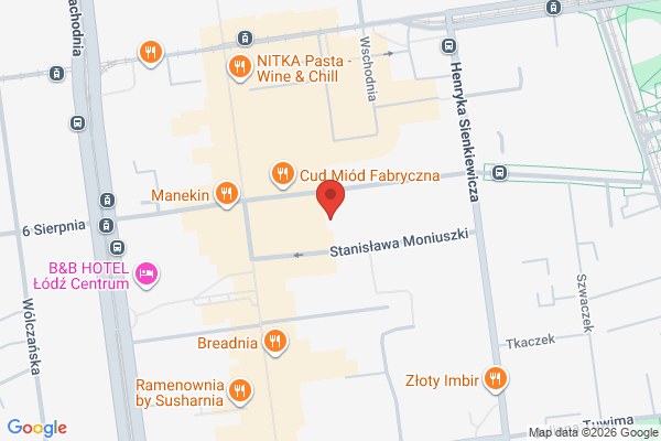 Роман Скорпіон у Лодзі! в Лодзь - карта