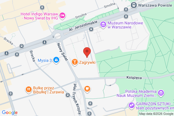 Женя Галич - Музичний Стендап - Варшава в Варшава - карта