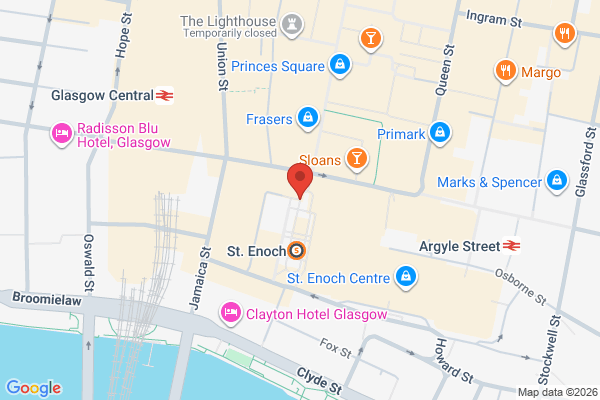 Святкування Дня Соборності України! Глазго! в Глазго - карта