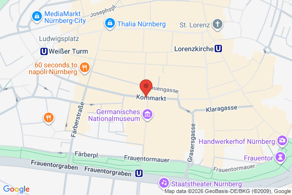 Марш стійкості! Нюрнберг! в Нюрнберг - карта - Relocate.to Марш стійкості! Нюрнберг! в Нюрнберг - карта