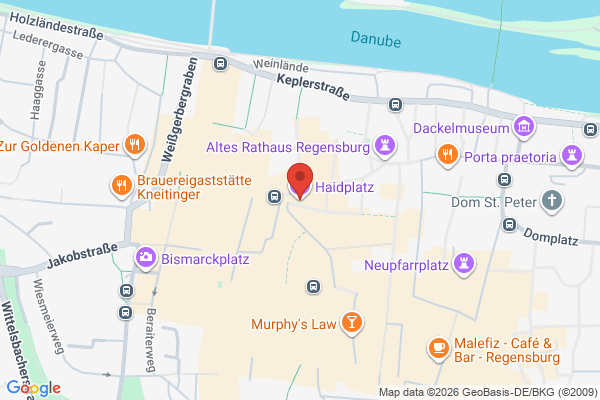 Демонстрація! Regensburg! в Регенсбург - карта - Relocate.to Демонстрація! Regensburg! в Регенсбург - карта