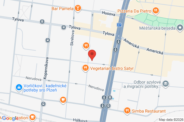 Stand Up Cherry! Плзень! в Плзень - карта - Relocate.to Stand Up Cherry! Плзень! в Плзень - карта