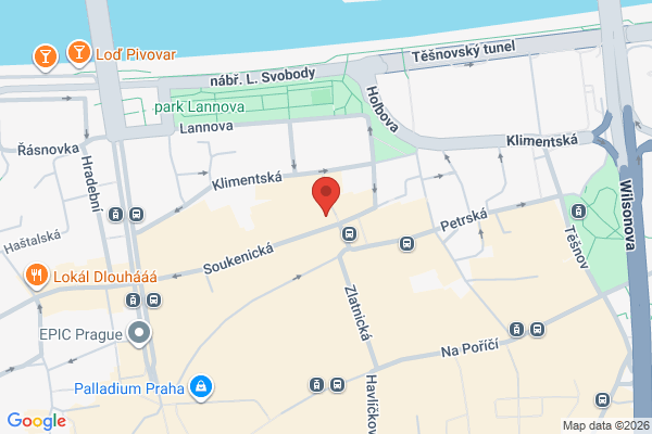 Фрекен Бок Live у Празі в Прага - карта - Relocate.to Фрекен Бок Live у Празі в Прага - карта