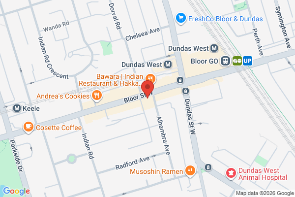 Василь Байдак - Торонто в Торонто - карта