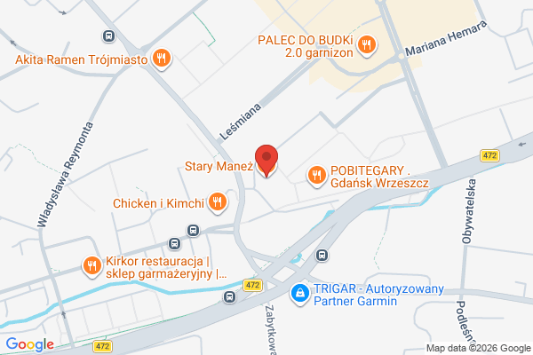 DREVO – Гданськ в Гданськ - карта