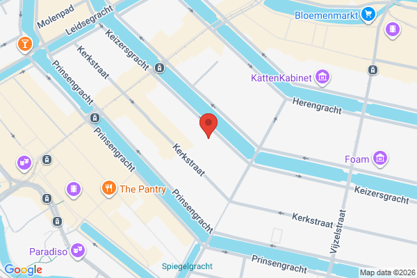 Маківка в Keizersgrachtkerk, Амстердам! в Амстердам - карта - Relocate.to Маківка в Keizersgrachtkerk, Амстердам! в Амстердам - карта