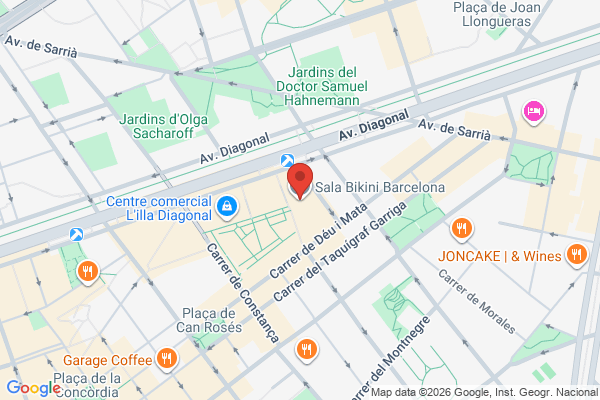 2713291359 Воплі Відоплясова. «40 років на сцені»! Барселона! в Барселона - карта