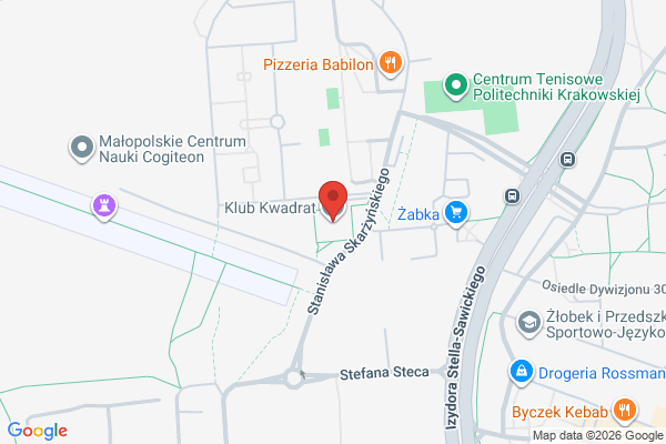 ТІК! Краків! в Краків - карта