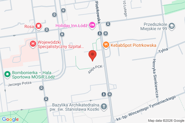 Серцеїдки! Лодзь! в Лодзь - карта