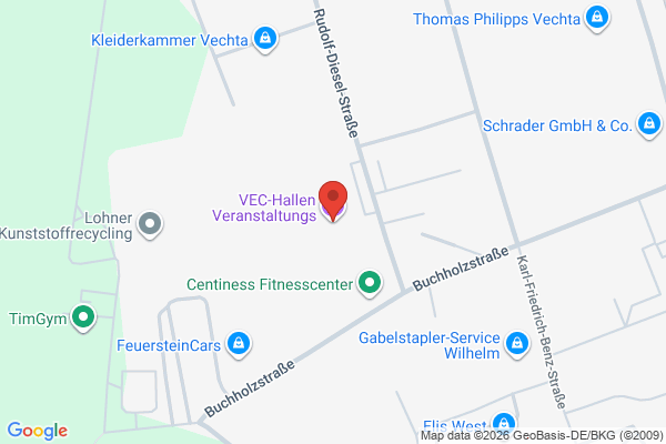 UKRFEST 2026 у Фехті в Вехта - карта