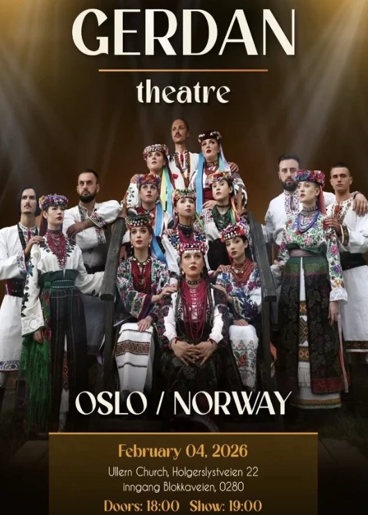 Театр «Ґердан»: український дух у пісні! Осло! в Осло